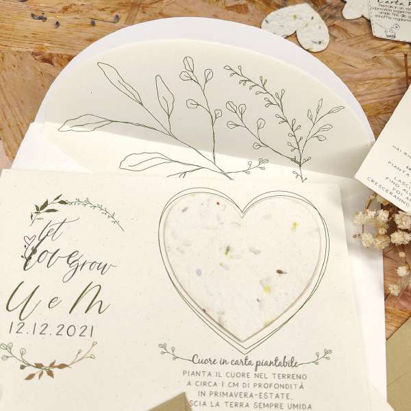inviti carta seminabile